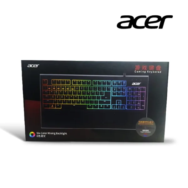 TECLADO GAMER ACER OKB930 RGB - Imagen 2