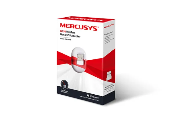 MW150US NANO PLACA DE RED USB MERCUSYS 150MBPS - Imagen 2