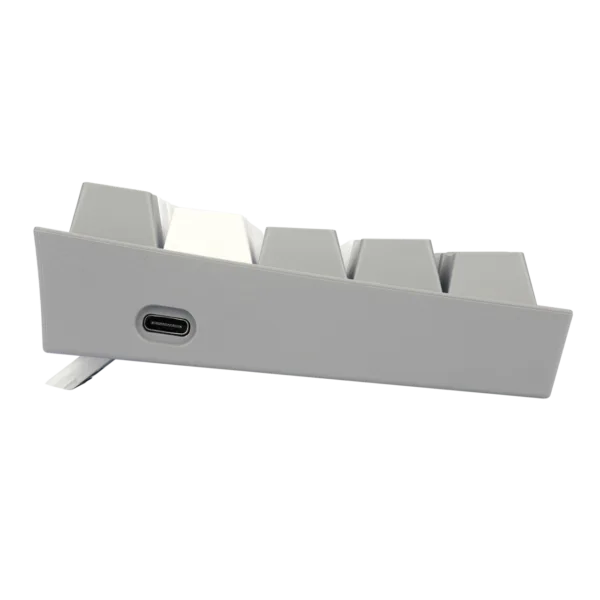TECLADO MECANICO GAMER REDRAGON K616-RGB FIZZ PRO GRIS/BLANCO SWITCH RED - Imagen 3