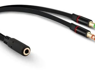 ADAPTADOR CABLE AUDIO MPLUG 3.5 H A 2 MPLUG M