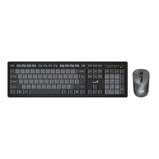 COMBO TEC+MOUSE INALAMBRICO GENIUS KM-8200 SMART COLOR NEGRO