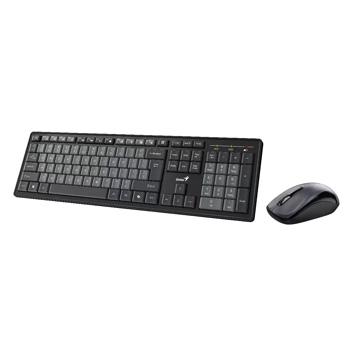 COMBO TEC+MOUSE INALAMBRICO GENIUS KM-8200 SMART COLOR NEGRO - Imagen 2