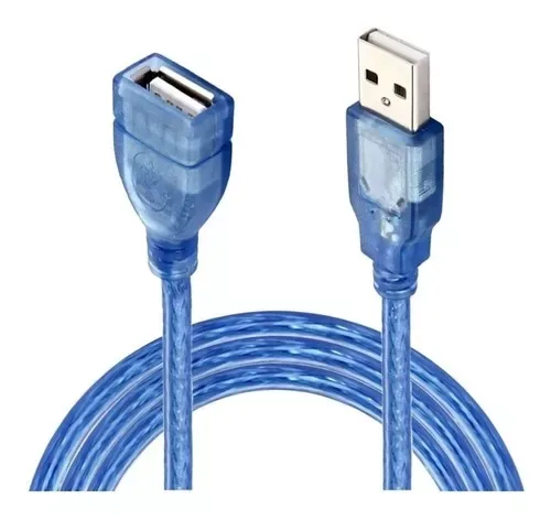 Alargue Cable Usb 2.0 Mallado 1.5 Mtrs Macho Hembra Filtro - Imagen 2