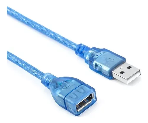 Alargue Cable Usb 2.0 Mallado 1.5 Mtrs Macho Hembra Filtro - Imagen 3