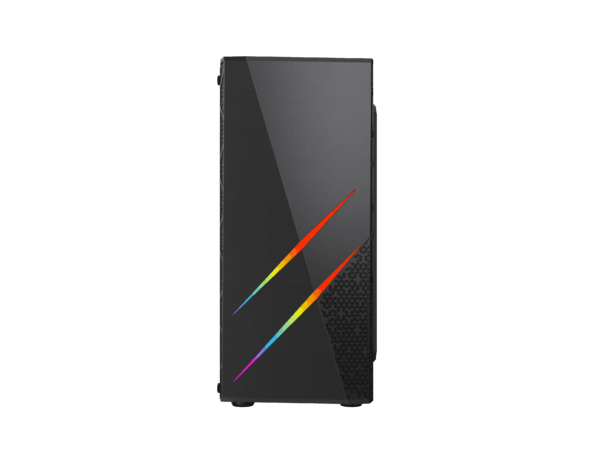 GABINETE RAPTOR BLAZE FORCE TG MID TOWER RGB FAN X1 - Imagen 2