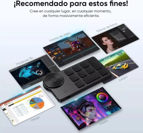 XP pen Ack05 Wireless Bluetooth Teclado C/ Dial - Imagen 6