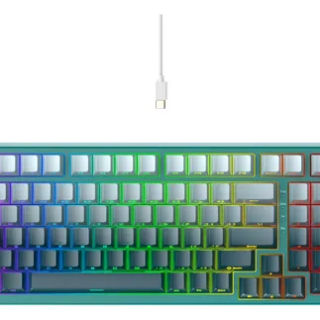Teclado mecánico Rgb Green Gamer Havit KB899l