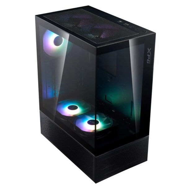 GABINETE XPG INVADER X MINI NEGRO FAN ARGB X5 - Imagen 2