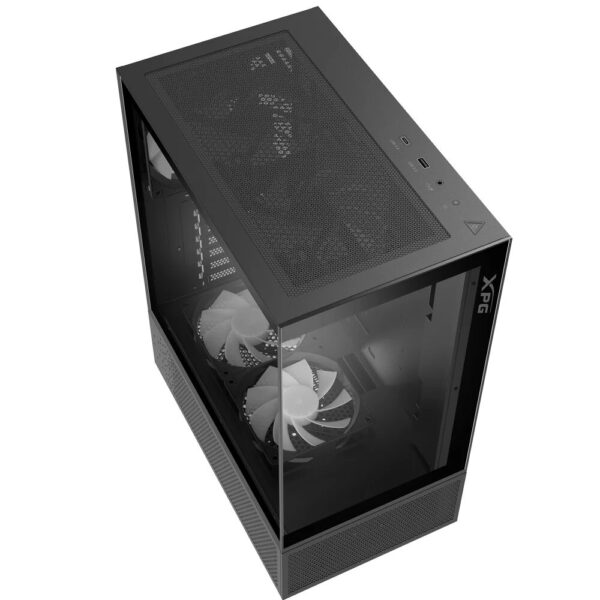 GABINETE XPG INVADER X MINI NEGRO FAN ARGB X5 - Imagen 4