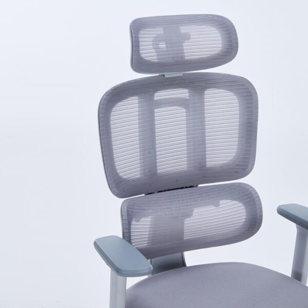 Silla de oficina mesh Shenlong SH-OF135 GRIS. - Hasta 120kg - Imagen 2