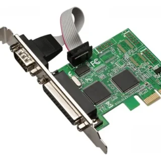 PLACA PCI EXPRESS A PARALELO DB25 Y SERIE DB9 Mx7 PLC398