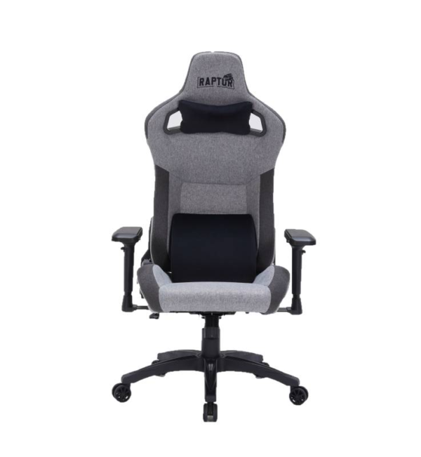 SILLA GAMER THRONE R20 RAPTOR TELA GRIS