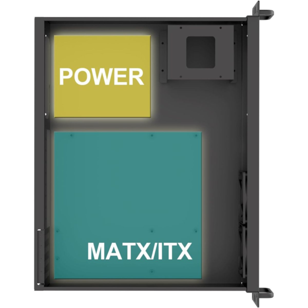 SHURE GABINETE ATX RACKEABLE 2U ATX-120 - Imagen 2