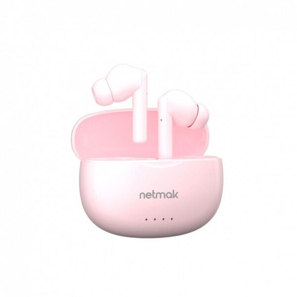 AURICULARES BLUETOOTH NETMAK NM-MELOW ROSA