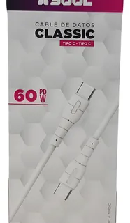 CABLE USB CLASSIC SOUL PD USB-C A USC-C PD 60w