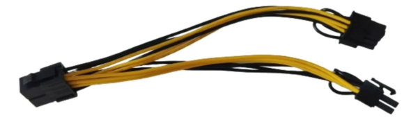 CABLE ADAPTADOR SPLITTER 8 PIN A 2X8 PIN (6+2) - Imagen 2