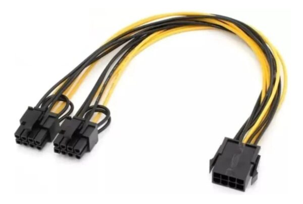 CABLE ADAPTADOR SPLITTER 8 PIN A 2X8 PIN (6+2)