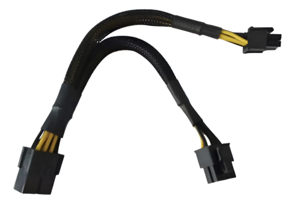 CABLE ADAPTADOR MALLADO SPLITTER PCIE 8 A 2X8PIN 6+2