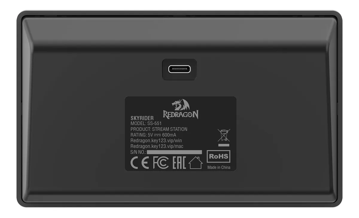 STREAM DECK REDRAGON SKYRIDER SS-551 - Imagen 3