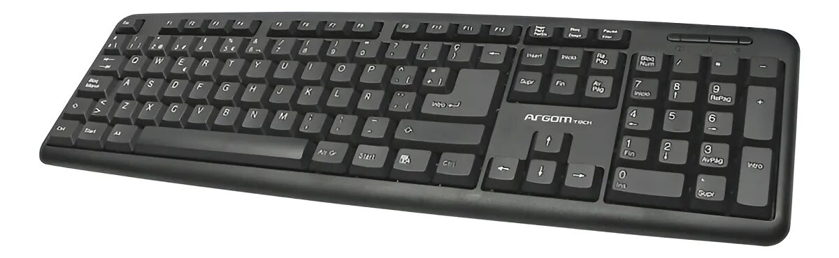 TECLADO ARGOMTECH CLASICO EN ESPAÑOL USB