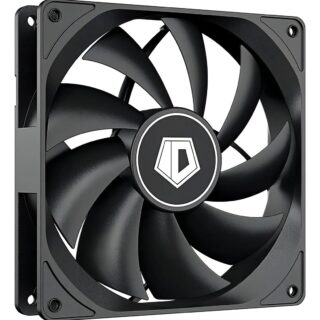 Cooler Gabinete 120mm Id-cooling Fl-12025k Super Silencioso Led Sin Leds - Negro