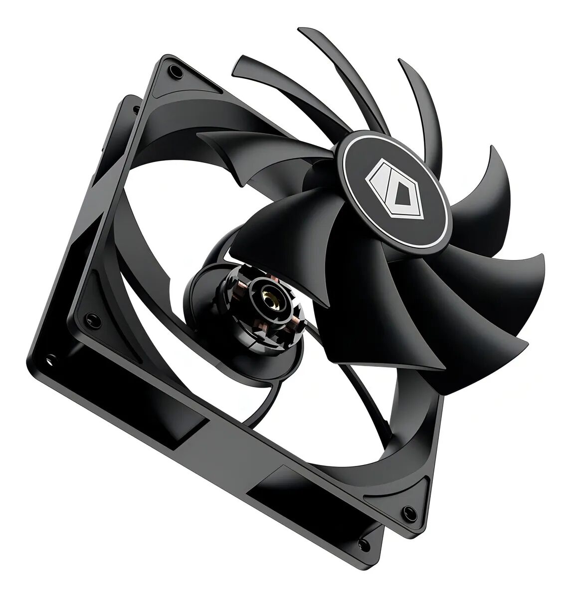 Cooler Gabinete 120mm Id-cooling Fl-12025k Super Silencioso Led Sin Leds - Negro - Imagen 2