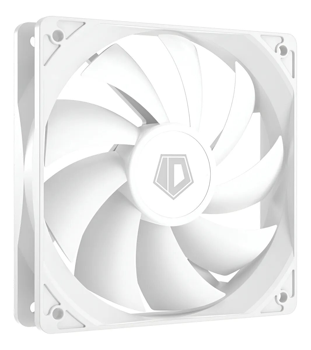 Cooler Gabinete 120mm Id-cooling Fl-12025 Super Silencioso Led Sin Leds - Blanco