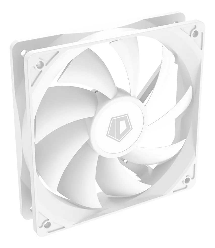 Cooler Gabinete 120mm Id-cooling Fl-12025 Super Silencioso Led Sin Leds - Blanco - Imagen 2