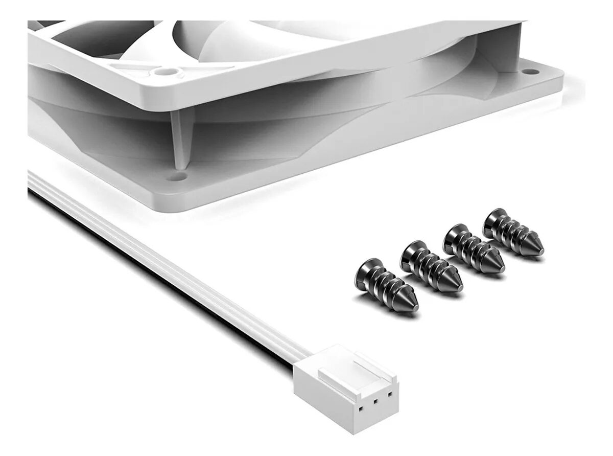 Cooler Gabinete 120mm Id-cooling Fl-12025 Super Silencioso Led Sin Leds - Blanco - Imagen 3