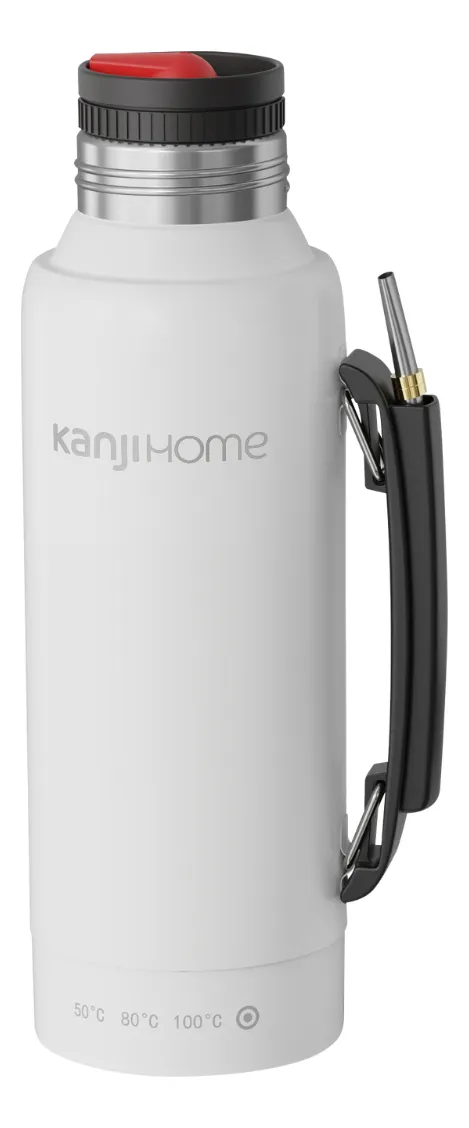 Termo Eléctrico T-mate 1 Litro Tapa Mate Y Bombilla - Imagen 4