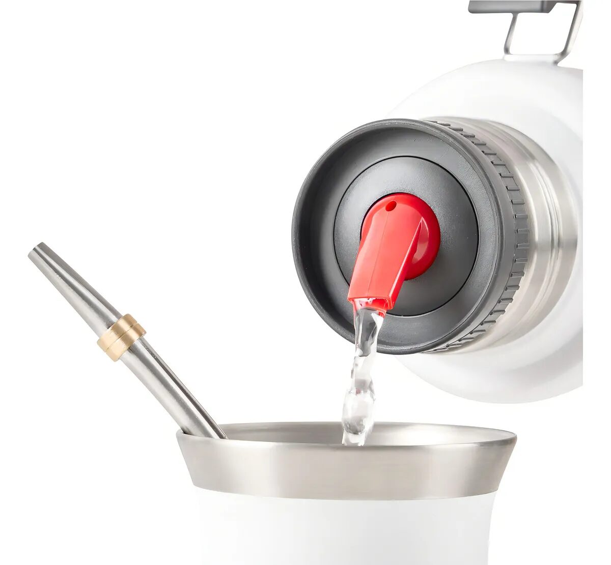 Termo Eléctrico T-mate 1 Litro Tapa Mate Y Bombilla - Imagen 9