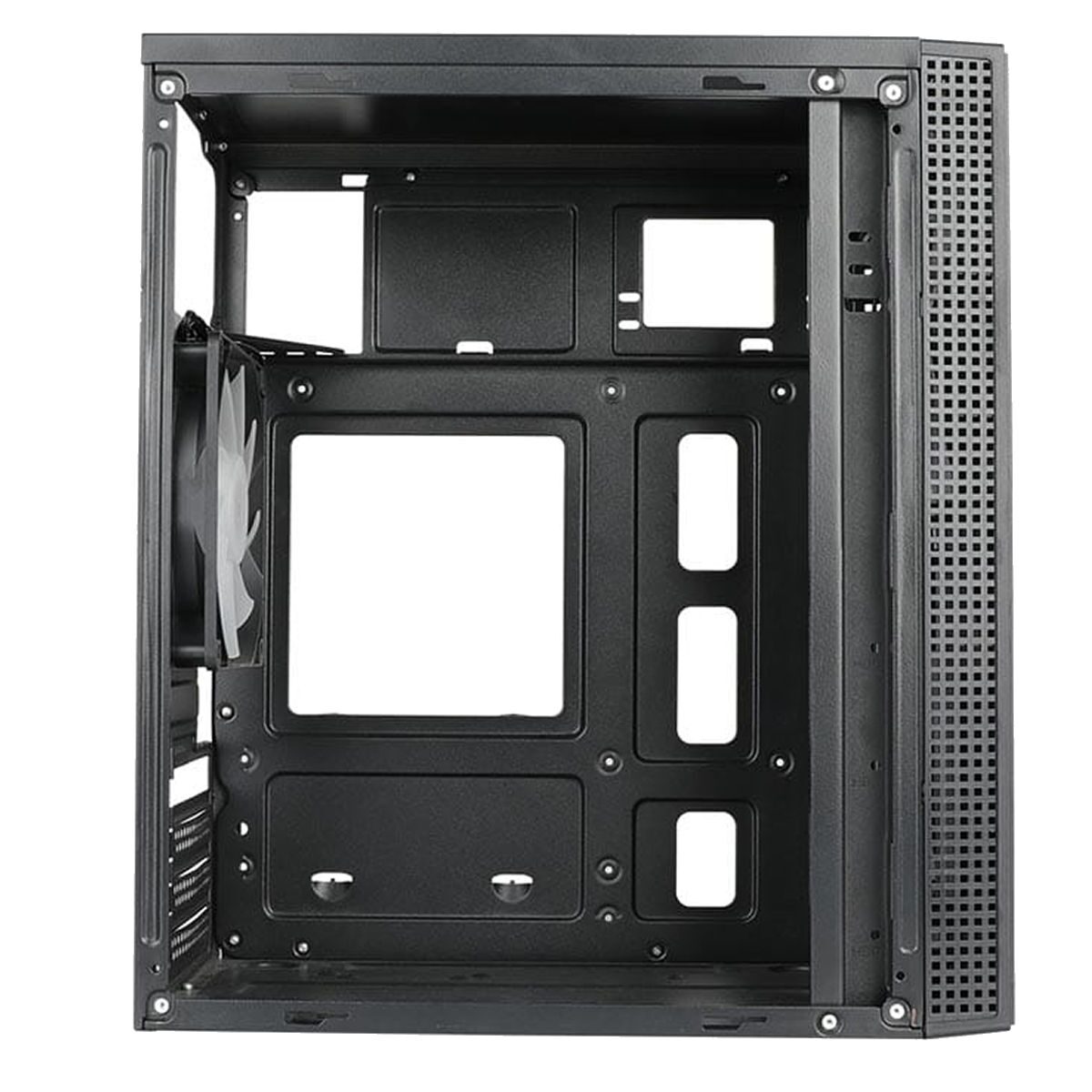 Shure Gabinete Gamer Micro ATX-133 Sin fuente 3Fans Negro - Imagen 4