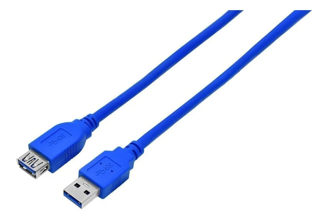 Cable Extensor USB 3.0 Macho a Hembra 1.5m Alta Velocidad