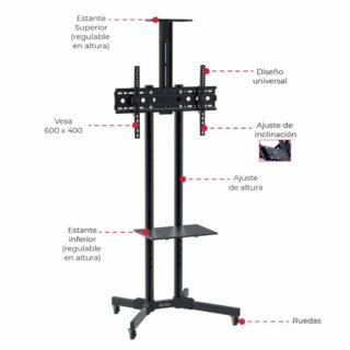 Soporte de Pie para TV 32’’ a 70’’ KVS-536 kolke