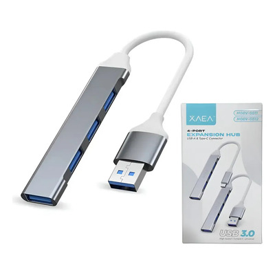 Hub Usb Xaea 4 Puertos 3.0 Adaptador usb-A