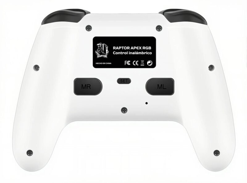 Joystick Control Raptor Apex Wireless BT p/PC/PS3/Swith/Android White (solo BT) - Imagen 2
