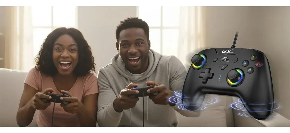 Joystick Genius Gx-23uv Para Pc Windows Y Playstation 3/4 - Imagen 5