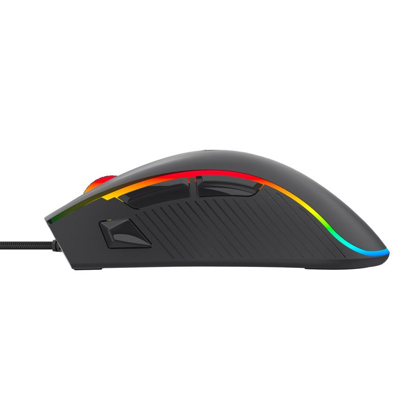 Mouse Gaming Profesional Rainbow Shenlong M808px 8 Botones Hasta 10000 Dpi Sensor Pixart 3325 Ic - Imagen 3