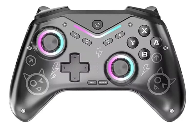 Joystick Gamer Variic Cm-619 Inalámbrico Rgb Bluetooth Usb-c Recargable
