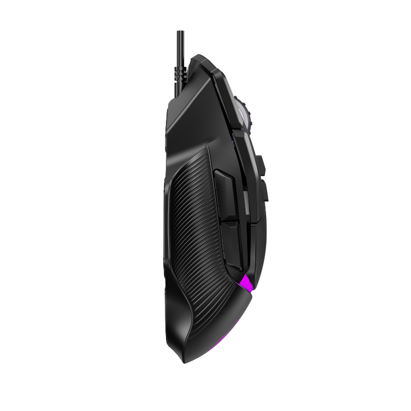 Mouse Gamer Raptor Storm Grip 9 botones 8000dpi retroiluminado Black - Imagen 4