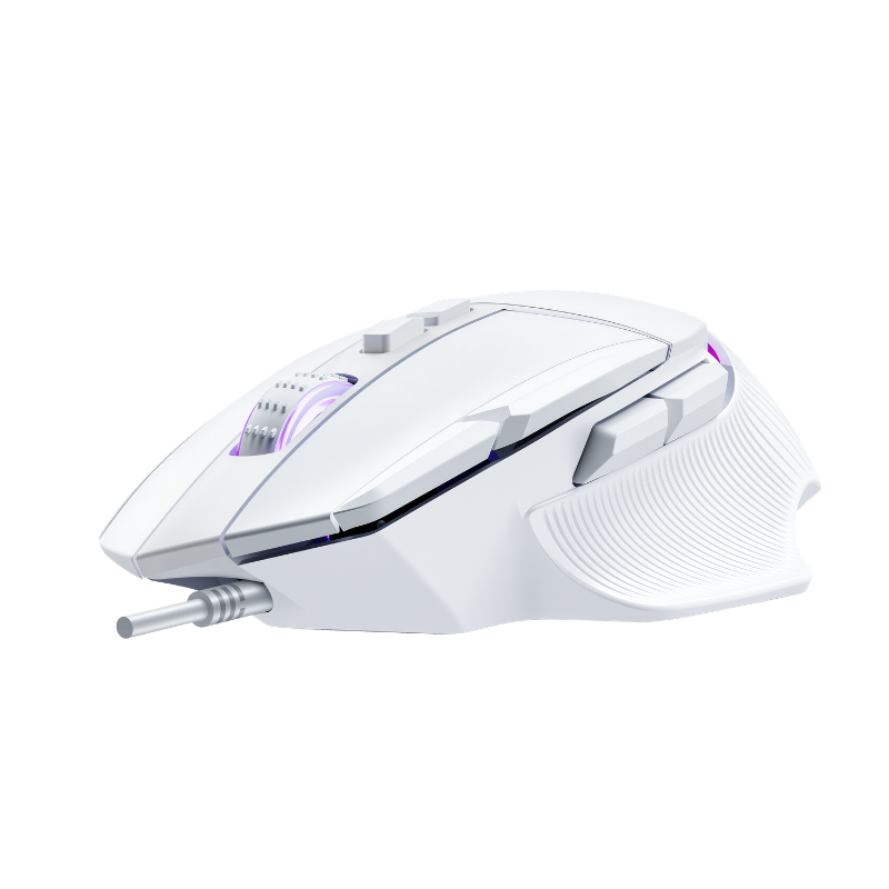 Mouse Gamer Raptor Storm Grip 9 botones 8000dpi retroiluminado White - Imagen 3
