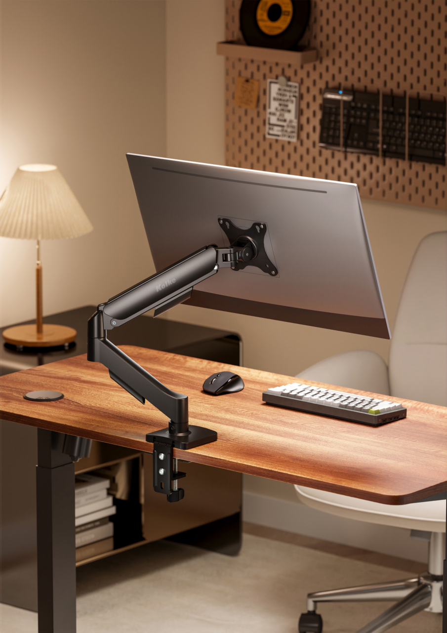 Soporte Articulado Kolke Para Monitor Sistema Hidráulico Negro de 17" a 32" - Imagen 4
