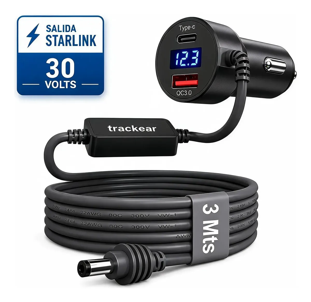 Adaptador 12 A 30volts Para Starlink Mini