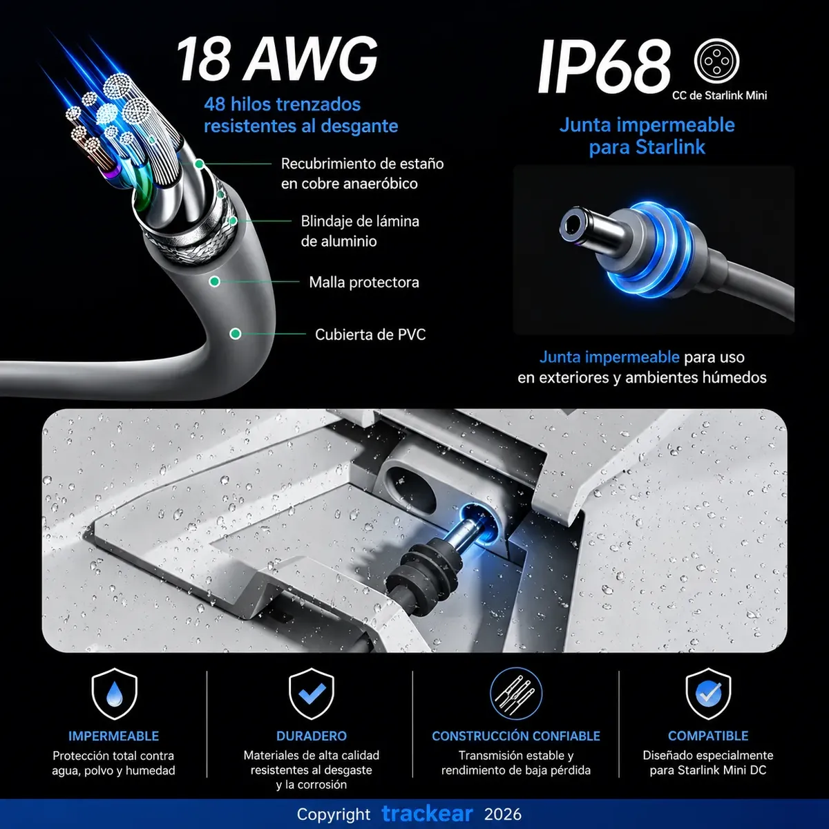 Adaptador 12 A 30volts Para Starlink Mini - Imagen 4